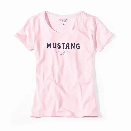 Dámske svetloružové tričko AURELIA MUSTANG